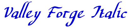 Valley Forge Italic 字体